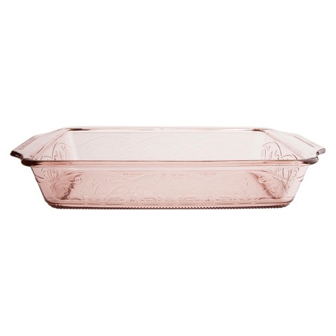 Anchor Hocking Laurel 3qt Rosewater Bake Dish