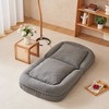 NicBex Folding Lazy Floor Sofa Convertible Sofa Bed Backrest Adjustable in 18 Positions Comes with 2 Soft Pillows - 3 of 4