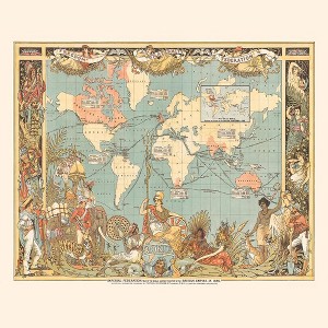 Poster Master  Imperial Federation Map of the World - 1 of 2