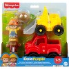 Fisher-Price Little People Toddler Toys, Work Around Town 5-Piece Vehicle & Figure Set for Pretend Play Kids Ages 1+ Years - 3 of 3