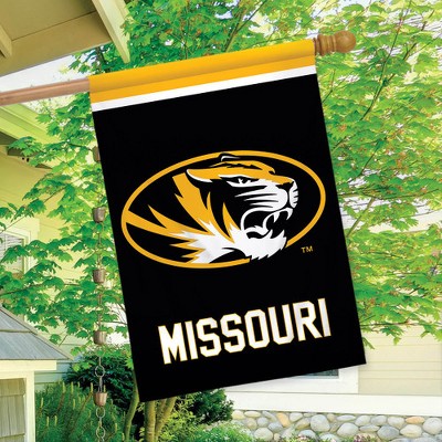 Missouri Tigers Black and Gold Outdoor House Flag