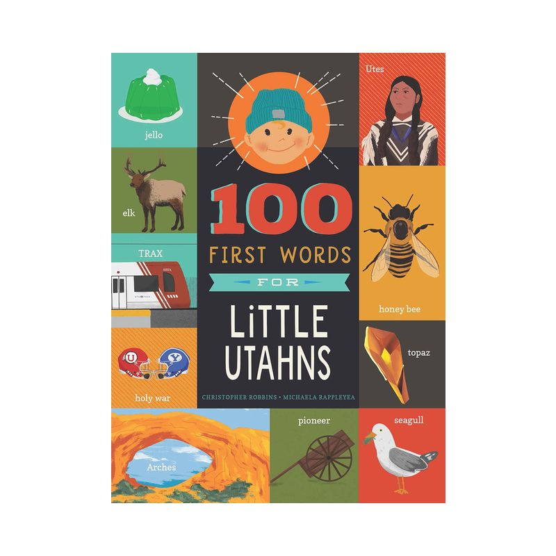 100 First Words for Little Utahns - by  Christopher Robbins (Board Book), 1 of 2