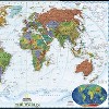 National Geographic World Decorator Map, Laminated, 46" x 30.5" - 3 of 3