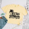 Simply Sage Market Women's Summer Vibes Camper Short Sleeve Relaxed Fit Cropped Tee - 2 of 4