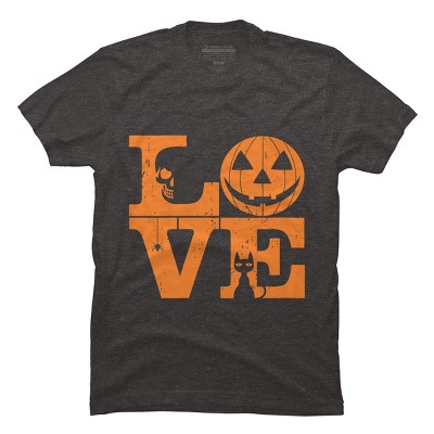 Men's Design By Humans Halloween Love Night Creepy Cute Fun By RedBirdLS T-Shirt