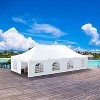 Erommy 20'x40' Party Tent Outdoor Canopy Tent, White - 2 of 3