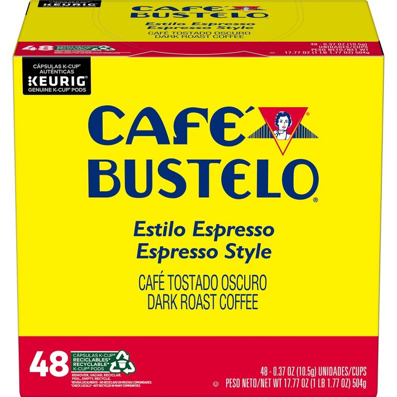 Cafe Bustelo Espresso Dark Roast Coffee  Pods, 1 of 12