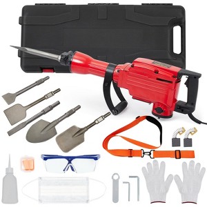 Acekool Electric Demolition Jack Hammer with 360° Rotating Shock-Proof Handle, Quick Chuck Assembly - 1 of 4