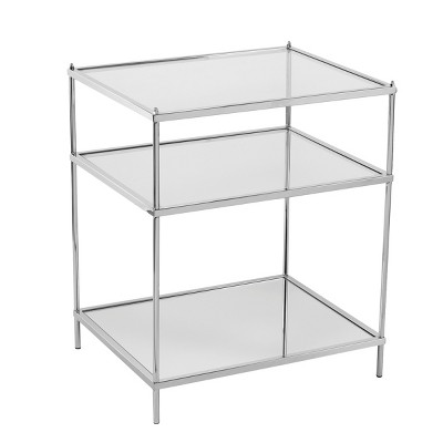 Knox Glam Mirrored Side Table - Thumbnail 2