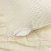 Cannon 20"x20" Heritage Cotton Waffle Decorative Pillow Ivory - 2 of 3