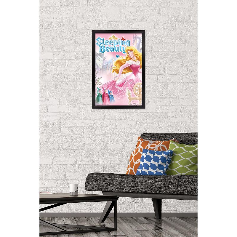 Trends International Disney Sleeping Beauty - Cover Framed Wall Poster Prints, 2 of 7
