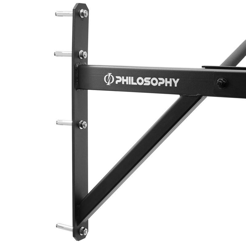 Philosophy Gym Multi-Grip Wall Mounted Chin-Up Bar - Multifunctional Pull-Up Station, 5 of 8