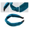 Unique Bargains Women's Velvet Knotted Headbands 1.2" Wide - 4 of 4