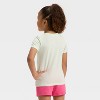 Toddler Girls' Kindness Graphic T-Shirt - Cat & Jack™ Light Green - 3 of 4