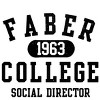 Juniors Womens Animal House Faber College Social Director T-Shirt - 3 of 4