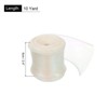 Unique Bargains Gift Wrapping Wide Sheer Wired Pastel Shimmer Iridescent Chiffon Ribbons 1 Pc - 2 of 4