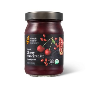 Signature Organic Cherry Pomegranate Fruit Spread - 15.5oz - Good & Gather™ - 1 of 3