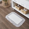 April & Olive Annie Buffalo Grey Check Bathmat 20x30 VHC Brands - 3 of 3