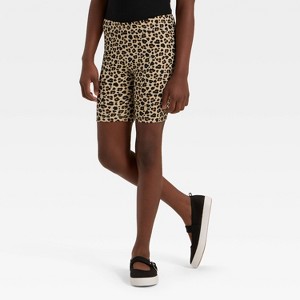Girls' Ribbed Bike Shorts - Cat & Jack™ - 1 of 3