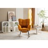 CAVINAS Rocking Chair with Adjustable Footrest Accent Chair Teddy Reading Chair Comfy Chair for Bedroom, Living Room - 4 of 4