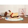 Gulches Apricot Fabric 25x13x18 Inch Kids Moose Rocking Toy with Lullaby Hand Puppets Safety Belt CPC Certified - 4 of 4