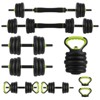5-Tier Triangle Dumbbell Rack for 10 Pairs - Heavy Duty Carbon Steel Storage Stand, Rust-Proof Organizer for Gym Equipment - 3 of 4