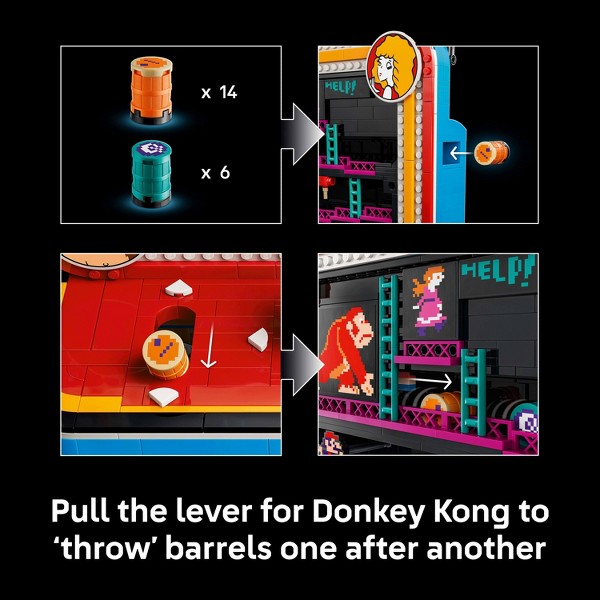 LEGO Donkey Kong Set de Construcción Arcade 72051 4