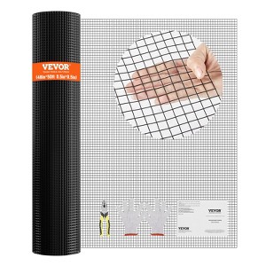 VEVOR Hardware Cloth,48'' x 50'Galvanized Wire Mesh Roll,19 Gauge Chicken Wire Fence Roll,Vinyl Coating Metal Wire Mesh for Chicken Coop Barrier - 1 of 4