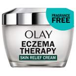 Olay Sensitive Eczema Therapy Skin Relief Face Moisturizer Cream with Colloidal Oatmeal - Fragrance Free - 1.7oz