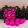 Christmas By Krebs - 67mm / 2.625" Designer Glass Baubles [8 Pieces] - 3 of 4