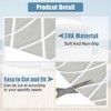 Unique Bargains EVA Faux Teak Decking Sheet Mat Self-Adhesive Gray White 27.5"x75" - 4 of 4