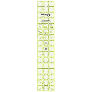 Omnigrid 3" x 16" Non-Slip Hexagon Quilting Ruler: Sewing Ruler for Quilting, 16" Length, 3" Width, Sewing Tools - 1 of 3