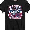 Boys' - Marvel - Collegiate Americana Short Sleeve Graphic T-Shirt - 2 of 4