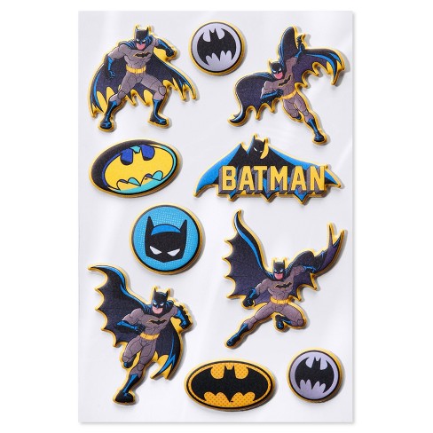 10ct Batman Puffy Stickers