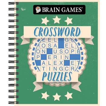 Brain Games - Crossword Puzzles (a Brainy and Intellectual Challenge) - by  Publications International Ltd & Brain Games (Spiral Bound)