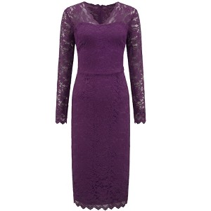 purple long sleeve bodycon dress Ruched Mesh Handling the garments with care Purple Dress - Bodycon Dress