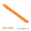 Unique Bargains Fishing Net Repair Line Kits Plastic Netting Needle Shuttle 3 Pcs Orange 5.12"x0.47"x0.13" - 3 of 4