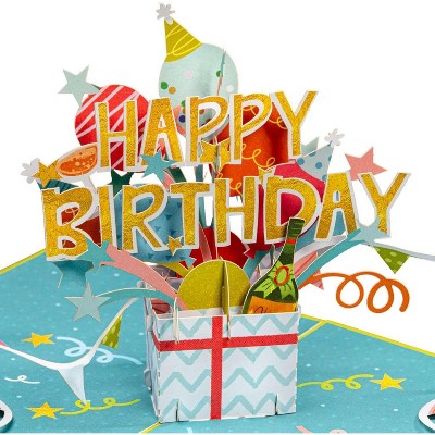 Paper Love 3D Birthday Pop Up Card