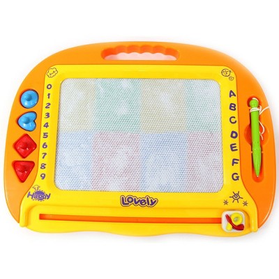 Insten Magnetic Drawing Doodle Board Pad in Rainbow Colors for Toddlers and Kids