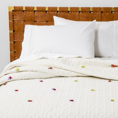 Tassel Quilt Cream Opalhouse Target