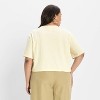 Women's Short Sleeve Seashell Beaded T-Shirt - Future Collective Cream - 2 of 4