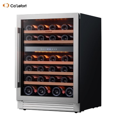 Ca'Lefort 24 inch Dual Zone Wine Cooler with Panel Ready Door