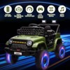 Jojoka 12V Ride On Truck Car Battery Powered Toy with Remote Control, 4-Wheel Suspension, Battery Display, LED Lights, Music - 2 of 4