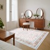 Washable Indoor Vintage Carpet For Living Room Bedroom Decor Retro Low Pile Non Slip Area Rugs Soft Thin Rug Farmhouse Office - 3 of 4