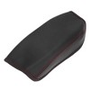 Unique Bargains Microfiber Leather Fabric Center Console Lid Cover Armrest Cover Pad Black - 4 of 4