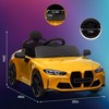12V Toddler Electric Vehicle,Ride On Car for Kids,Sports Car with Remote Control,3 Speed - 2 of 4