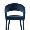 Best Master Furniture,Jacques Velvet Dining Chairs (Set of 2) - 2 of 3