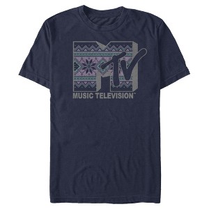Men's MTV Tapestry Logo T-Shirt - 1 of 4