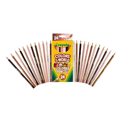 Crayola 24ct Colors of the World Colored Pencils