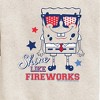Boys' - SpongeBob SquarePants - Shine Like Fireworks Graphic Long Sleeve Fleece Sweatshirt - 2 of 4